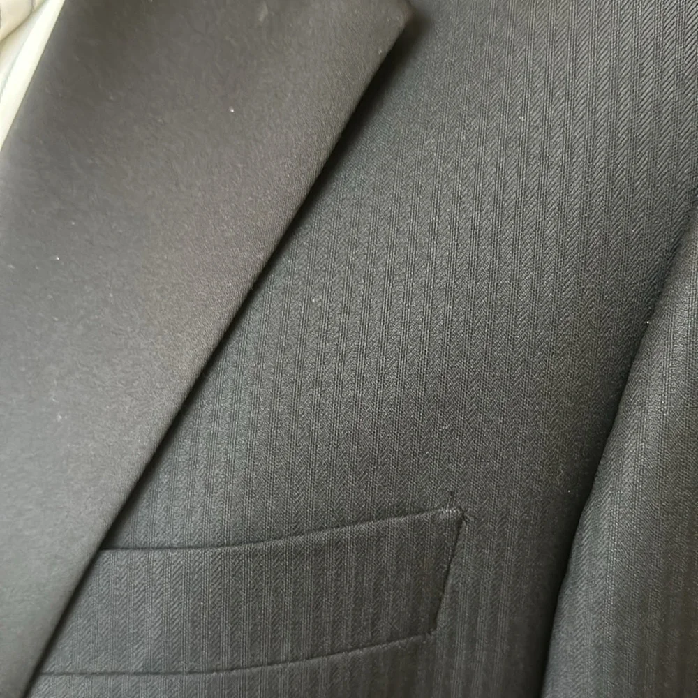 Baumler Men's Tuxedo Style Black Blazer Jacket Size EU 50 Made Austria